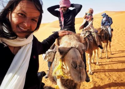 camels in Merzouga