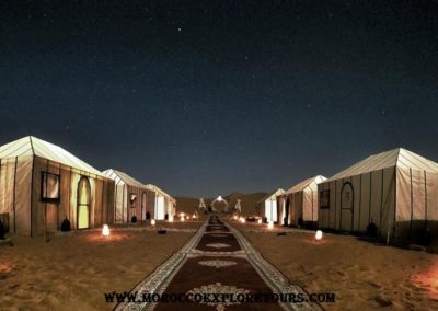 camp in Merzouga