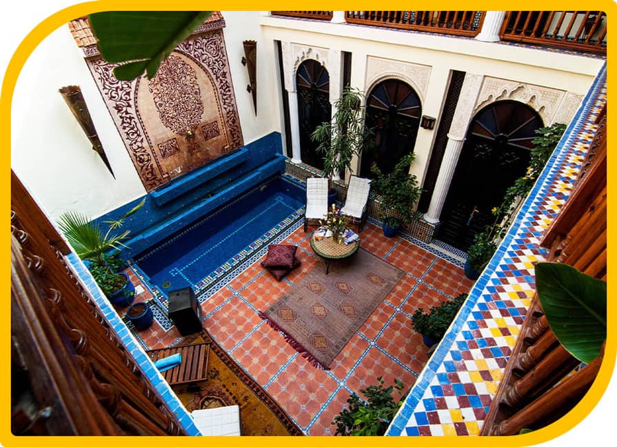Staying in a Moroccan riad Staying in a Moroccan riad